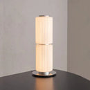 Nordic Style Axyaa Art Glass Floor Lamp with LED Strip for Living Room