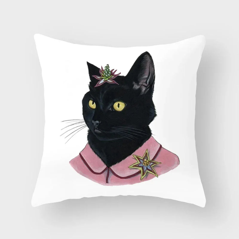 Axyaa Cartoon Animal Print Pillowcase for Home Decor