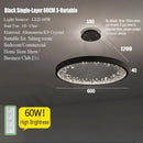 Axyaa Modern Luxury Gold and Black Chandelier for Home Decor