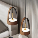 Axyaa Modern Nordic Wood Grain Chandelier for Restaurant and Bedroom