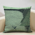 Axyaa Enchanted Forest Tree House Pillow Cover for Home Decor Sofa