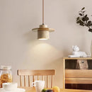 Axyaa Yellow Travertine Hanging Line Lamp | Wabi Sabi Style Bedroom Pendant Light