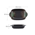 Axyaa Ceramic Baking Basin for Cheese Baked Rice, Commercial and Household Use