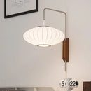 Axyaa Japanese Style Pull-string Wall Lamp for Study Room and Bedroom