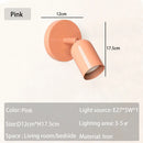 Axyaa Macaron Wall Lamp: Nordic Minimalist Room Decor Sconce for Bedroom, Study, Entryway