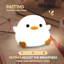 Axyaa Silicone LED Duck Night Light: Cute, Dimmable, Rechargeable for Baby Bedrooms