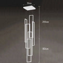Axyaa Modern LED Ring Stairs Pendant Chandeliers for Living Room and Dining Room