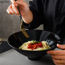 Axya Stone Pattern Ceramic Bowl Set for Dining and Home Tableware