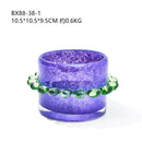 Axyaa Lace Glass Vase Candlestick Scented Pen Container Desktop Storage Flower Vase