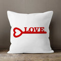 Axyaa LOVE Print Cushion Cover for Home Decor
