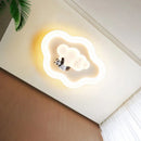 Axyaa Cloud LED Ceiling Light Chandelier for Baby Room Nursery - Nordic Modern Cream Style