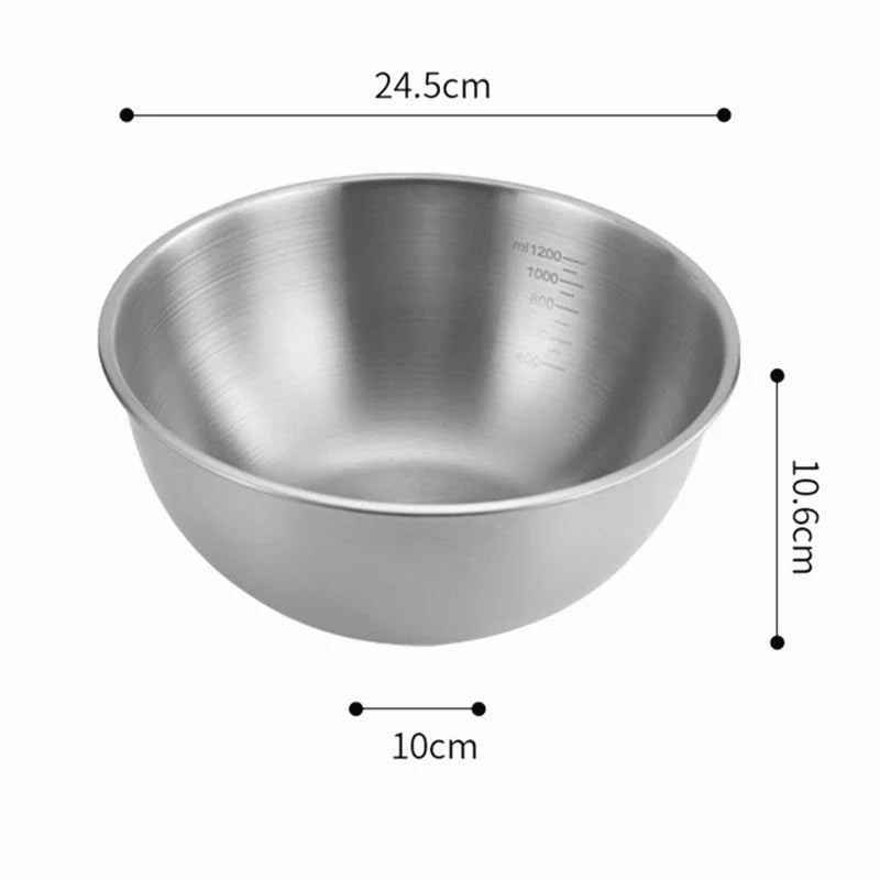 Axyaa Stainless Steel Ramen Bowl - Stylish Kitchen Tableware and Utensil
