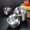 Axyaa Stainless Steel Ramen Noodle Soup Bowl for Kids - Kitchen Tableware