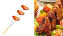 Axya Stainless Steel BBQ Needle Set with Wooden Handle