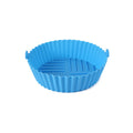 Axyaa Silicone Air Fryer Baking Tray: Circular, Foldable, High Temperature Resistant, Easy to Clean