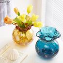 Axyaa Glass Vase Lucky Bag: Artistic Hydroponic Flower Arrangement & Ornament