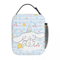 Axyaa Cinnamoroll Insulated Lunch Bag: Portable Thermal Cooler for Travel & Work.