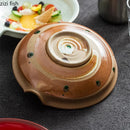 Axyaa Ceramic Shaped Plate Set for Dipping, Fruit Salad, Sashimi, and Soup Plates