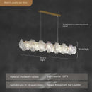Axyaa Flower Crystal Chandelier: Modern Minimalist Luxury Dining Bar Light