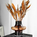 Axyaa Glass Vase: High-end Artistic Flower Arrangement for Living Room