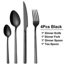 Axyaa Stainless Steel Cutlery Set for Western Tableware, Premium Quality Dinnerware Kitchen Utensils