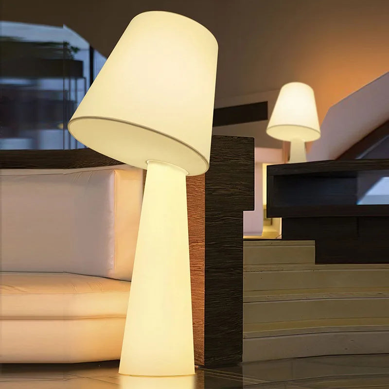Axyaa Nordic Style Fabric Floor Lamp