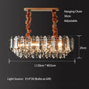 Luxury Clear Gray Crystal Ceiling Pendant Lamp by Axyaa