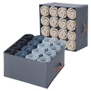 Axyaa 16 Grid Clothing Storage Box - Home Wardrobe Organization