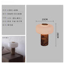 Axyaa Glass Marble LED Table Lamp for Living Room Bedroom Study Background