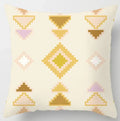 Axyaa Geometric Pattern Plush Cushion Cover for Home Decor 45x45cm