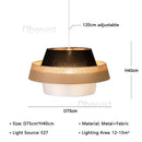 Axyaa Nordic Fabric Chandelier Pendant Lights for Home Decor
