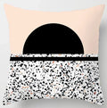Axyaa Geometric Pattern Plush Cushion Cover for Home Decor 45x45cm
