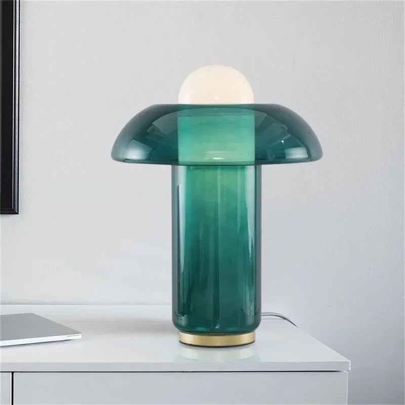 Axyaa Nordic Modern Green LED Desk Lamp for Home Living Room