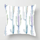 Axyaa Watercolor Cactus Flower Pillow Case 45x45cm