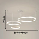 Axyaa LED Chandeliers | Modern Dining Room Pendant Light | Indoor Ceiling Lamp