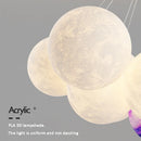 Axyaa Moon Bubble Ball Pendant Light for Children's Room & Living Room