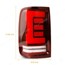 Axyaa Amarok V6 Tail Lights, Turn Signal Brake Reverse Running Light Taillights