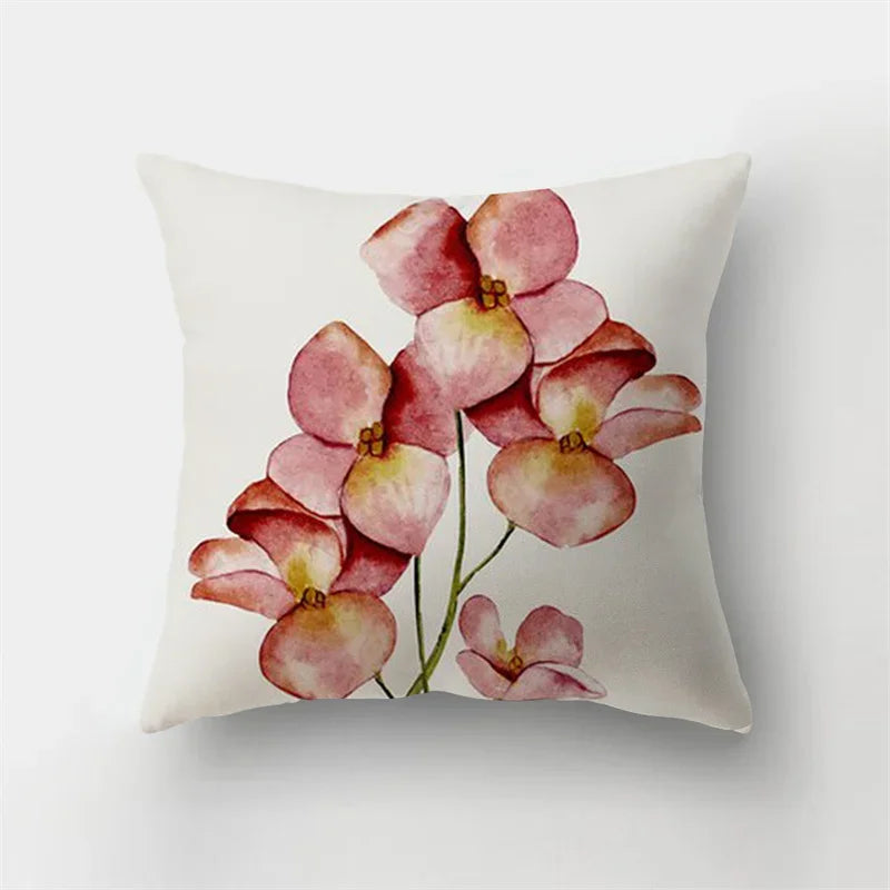 Deer Animal & Natural Leaves Cushion Cover by Axyaa - Home Decoration