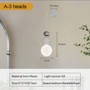 Axyaa 3-Head Macaron Wall Lamp for Dining Room Kitchen Hallway Background Lighting