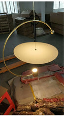 Axyaa Gold Iron LED Pendant Light for Home Decor and Dining Room