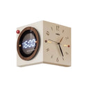 Axyaa Elegant Double-Sided Wall Clock for Living Room, High-End Design