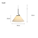 Axyaa Cream LED Chandelier Pendant Light for Living Room Bedroom Restaurant