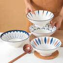 Axyaa Premium Ceramic Ramen Bowl 8" Large Noodle Soup Bowl