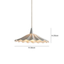 Axyaa Vintage Copper Ceramic LED Pendant Light Fixture