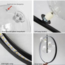 Axyaa Modern Nordic Glass Pendant Light for Bar Desk, Restaurant, Staircase, Bedroom, and Bedhead