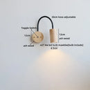 Axyaa Wooden LED Wall Light Up Down Stair Lighting Modern Nordic Bedside Lamp