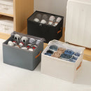 Axyaa Shoe Box Organizer: Large Capacity Grid Storage, Multifunctional, Washable