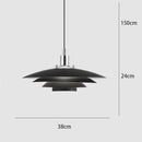 Modern Aluminum Chandelier Hanging Lamp for Kitchen Dining Room by Axyaa