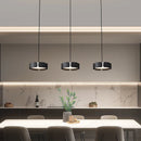 Axyaa LED Arc Pendant Light: Bright & Energy Efficient for Contemporary Dining Room