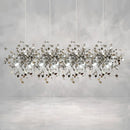 Axyaa Nordic Art Stainless Steel Chandelier for Living Room, Bar, and Kitchen Decor